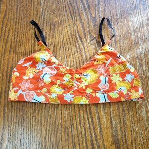 MeUndies Bralette Hawaiian Print Size Small